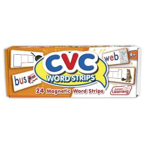 Junior Learning CVC Word Strips image {1}