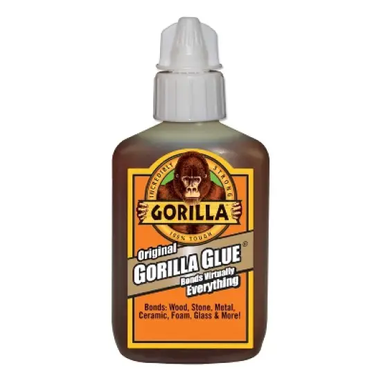 Gorilla 2 fl oz Original Glue: Water-Resistant Heavy Duty Shoe & Metal Adhesive, Dark Brown image {1}