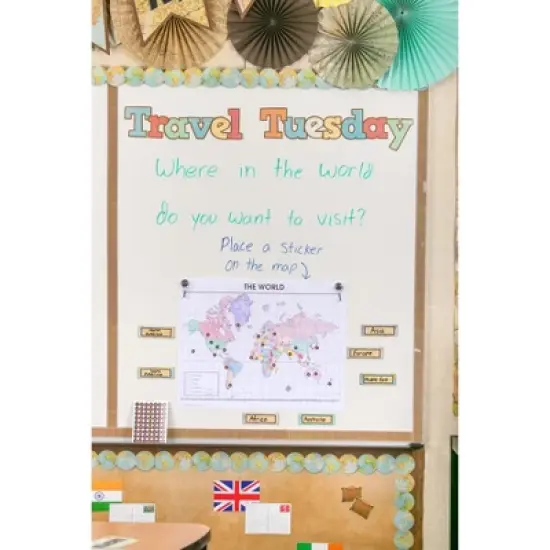 Teacher Created Resources&reg; Travel the Map Labels Magnetic Accents, 20 Per Pack, 3 Packs image {2}