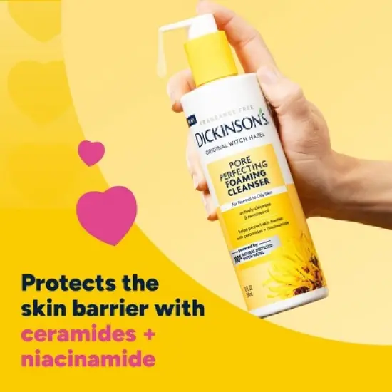 Dickinson's Original Witch Hazel Pore Perfecting Foaming Daily Cleanser - 12fl oz image {3}