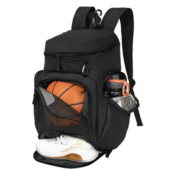 Basketball Backpack Large Sports Bag, Gym Bag with Ball Compartment and Shoe Compartment to Store Sports Shoes Water Bottles Laptops image {6}