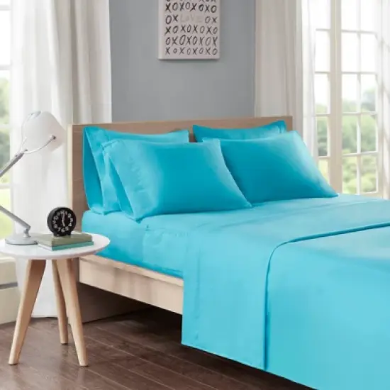 Microfiber Sheet Set with Side Storage Pockets image {1}