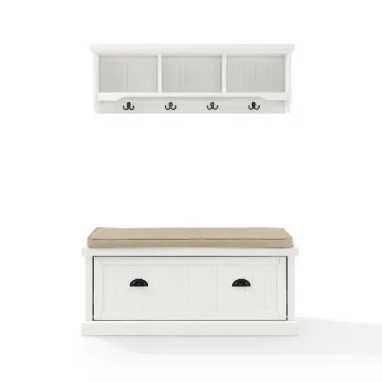 2pc Seasie Entryway Set White - Crosley image {1}