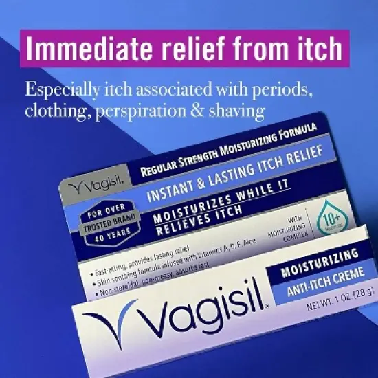 Vagisil Regular Strength Anti-Itch Feminine Creme - 1oz image {2}