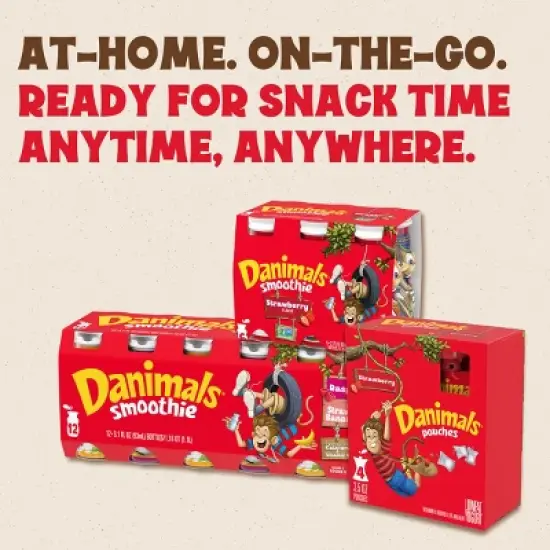 Danimals Kids' Squeezable Yogurt - 14oz/4ct image {7}