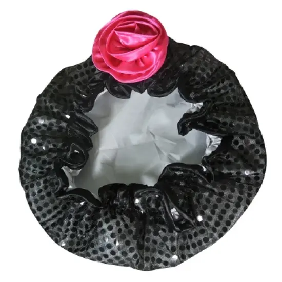 Wrapables Stylish Satin Shower Cap image {9}