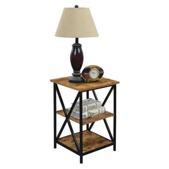 Tucson End Table with Shelves - Breighton Home image {2}