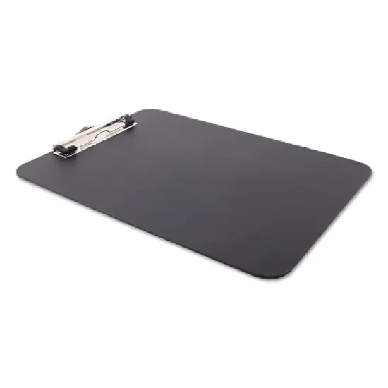 Baumgartens Unbreakable Recycled Clipboard 1/2" Capacity 8 1/2 x 11 Black 61624 image {1}
