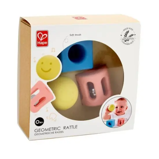Hape Geometric Rattle Trio - 3pk image {7}