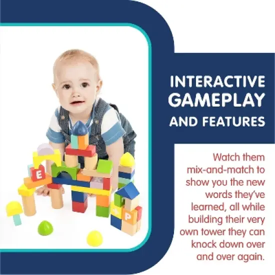 Leo & Friends Count and Spell Block 50-Piece Set image {3}