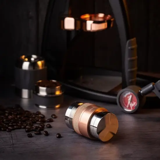 Crema Coffee Products - 45.5MM 2-IN-1 TAMPER & DISTRIBUTOR - ROSE GOLD image {1}