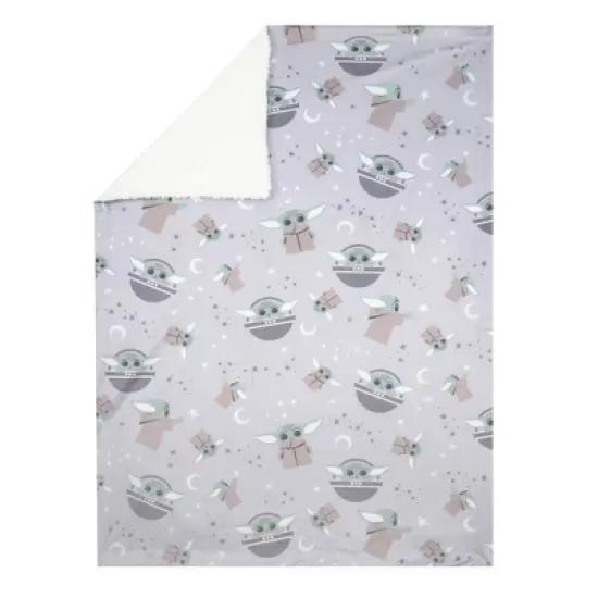 Lambs & Ivy Star Wars Cozy Friends The Child/Baby Yoda Baby Blanket image {1}