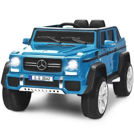 Costway Mercedes Benz 12V Electric Kids Ride On Car  RC Remote Control W/Trunk image {9}