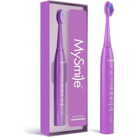 MySmile DY156 Electric Toothbrush for Adults, 3 Brush Heads, One Charge for 60 Days image {11}
