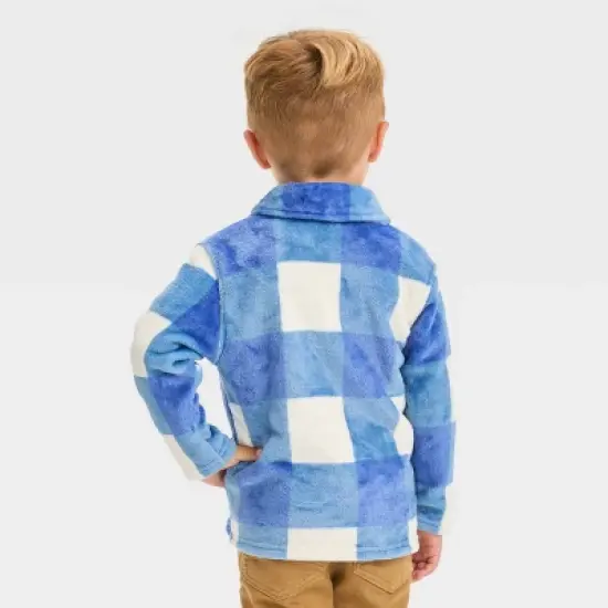 Toddler Boys' The Grinch Printed Jacket - Blue image {1}