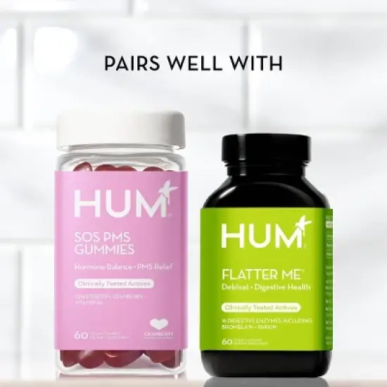 HUM Nutrition SOS PMS for PMS Relief & Mood Support Vegan Gummies  - 60ct image {7}