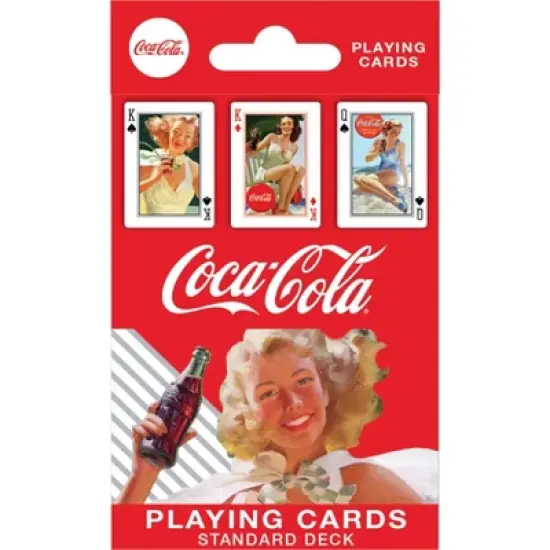 MasterPieces Officially Licensed Coca Cola Classic Ads Playing Cards - 54 Card Deck for Adults image {5}
