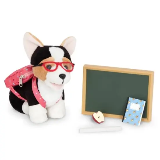 Our Generation Preschool Pup Posable 6" Corgi Pet Accessory Set image {1}
