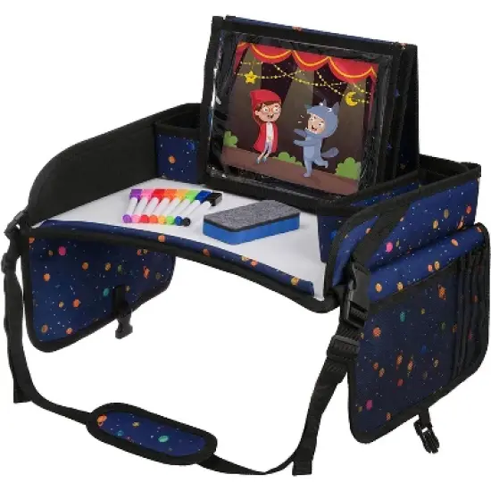 Lusso Gear Kids Travel Activity Tray for Car, Airplane or Booster Seat image {9}