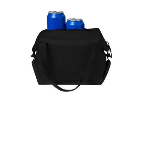 Port Authority Small 6-Can Collapsible Cooler with Top Handle image {9}