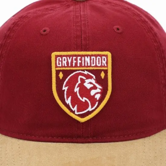 Harry Potter Gryffindor Crest Men's Red Dad Hat image {2}