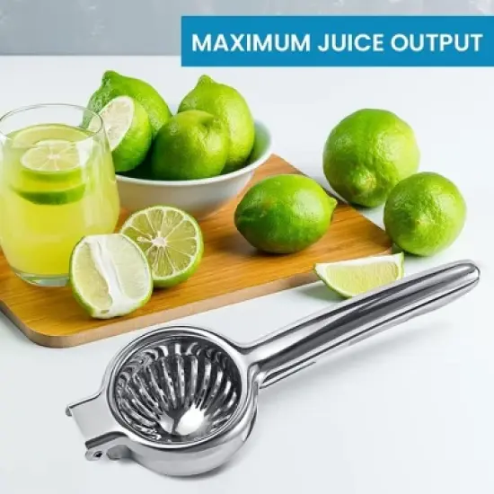 MOVSSOU Lemon Squeezer Manual Citrus Juicer Hand Press Juicer Handheld Lemon Juicer Squeezer Manual Black image {2}