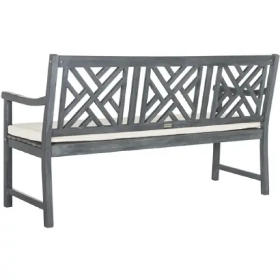 Bradbury 3 Seat Bench - Outdoor - Safavieh image {3}