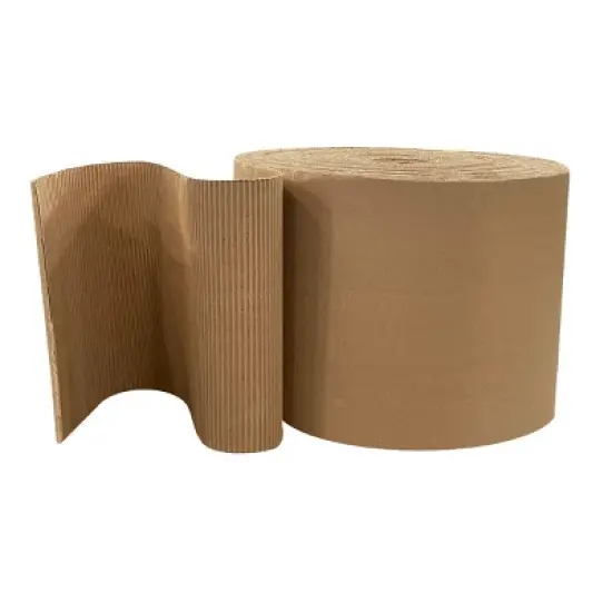 UOFFICE Corrugated Wrap 15" x 250' x 1/8" Thick - B Flute - Cardboard Wrap image {2}