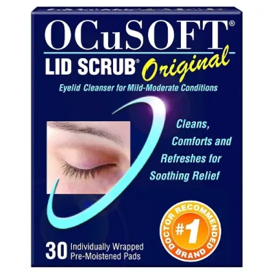OCuSOFT Eye Lid Scrub Original Pre-Moistened Pads - 30ct image {6}