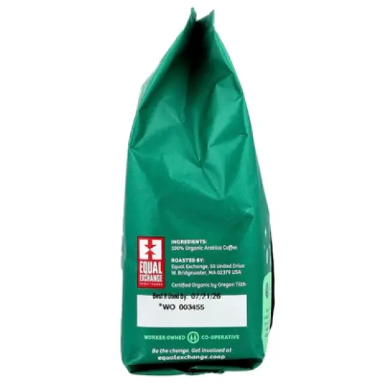 Equal Exchange Organic Coffee, Ground, Medium Roast, Decaf , 8 oz (227 g) image {1}
