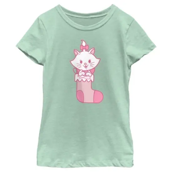 Girl's Aristocats Marie Christmas Stocking T-Shirt image {3}