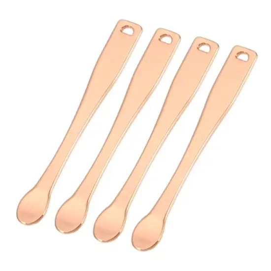 Unique Bargains Eye Cream Massage Sticks Beauty Scoop Makeup Spatula Mini Spoon for Facial Cosmetic Face Cream 2.36"x0.28" 4 Pcs image {8}