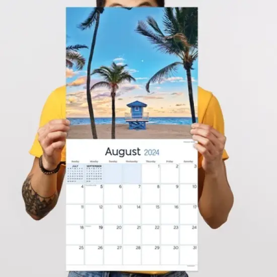 TF Publishing 2024 Wall Calendar 12"x12" Beach Life image {3}