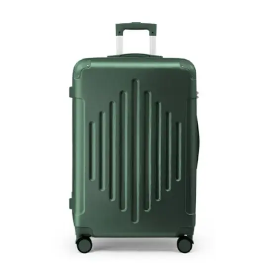 Karl Home Single 28 inch ABS Trolley Case with 2 Corner Protectors Green image {1}