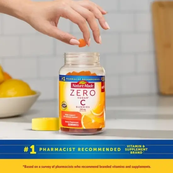 Nature Made Zero Sugar Vitamin C Sugar Free Gummies - 100ct image {7}