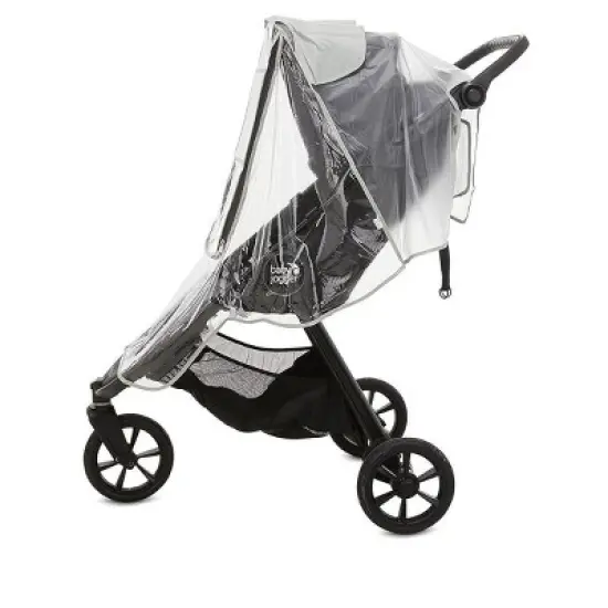First Essentials  Universal Stroller Rain Cover Baby Travel Weather Shield Windproof & Waterproof - Clear image {2}