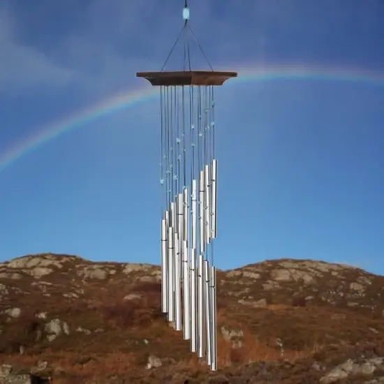 Woodstock Wind Chimes Signature Collection, Woodstock Mystic Spiral, 22'' Wind Chime image {1}