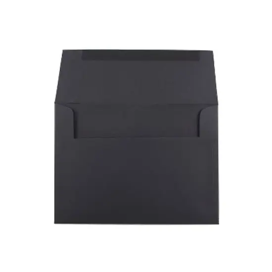 JAM Paper A6 Invitation Envelopes 4.75 x 6.5 Black 50/Pack (22115363I) image {1}