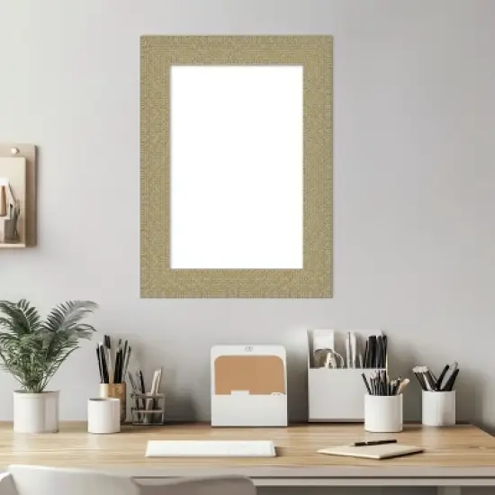 Amanti Art Mosaic Gold Framed Dry Erase Magnetic Board image {5}