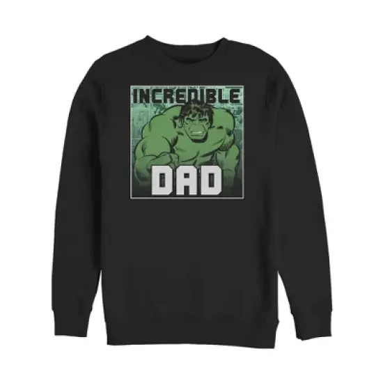 Men's Marvel Father's Day Hulk Incredible Dad Sweatshirt image {2}