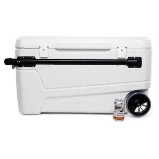 Igloo Glide Pro Hard Sided 110qt Portable Cooler - White image {12}