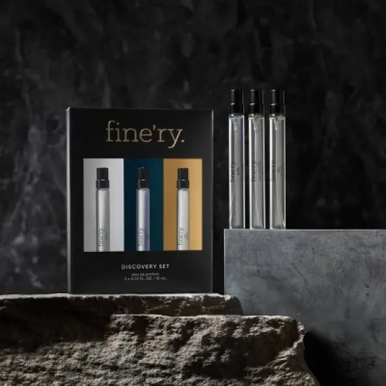 Fine'ry. Men's Eau De Travel Size Cologne Gift Set image {4}