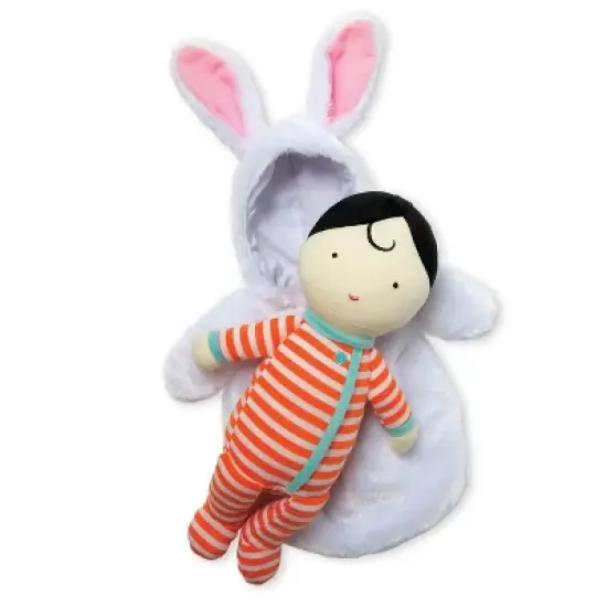 Manhattan Toy Snuggle Baby Doll & Hooded Bunny Sleep Sack image {2}