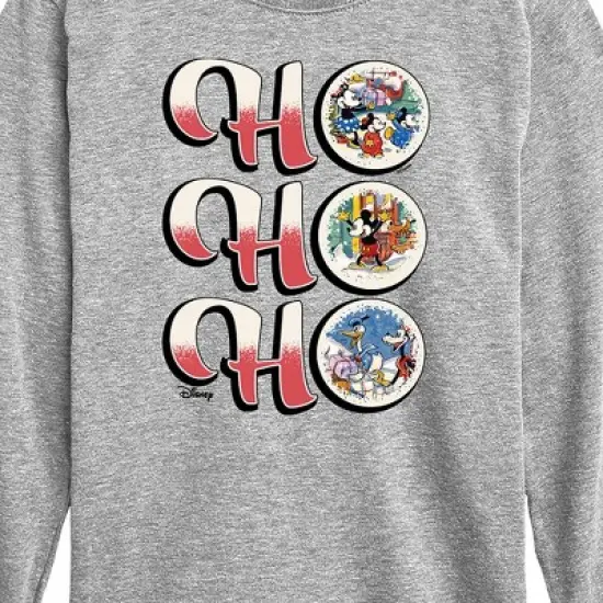 Boys' - Disney - Mickey and Friends Ho Ho Ho Vintage Christmas Long Sleeve Graphic T-Shirt image {1}