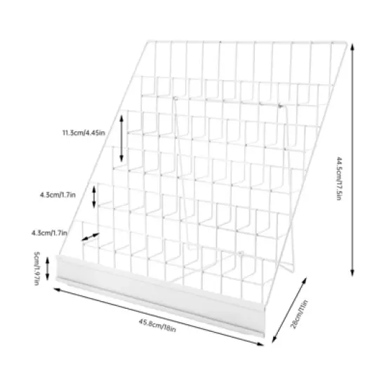 YIYIBYUS Tabletop Book Rack, Book Display Stand for Book Brochure Literature image {2}