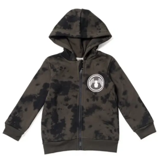 Marvel Avengers Spider-Man Little Boys Zip Up Fleece Hoodie Graphic T-Shirt and Jogger 3 Piece Outfit Set Toddler to Big Kid image {4}