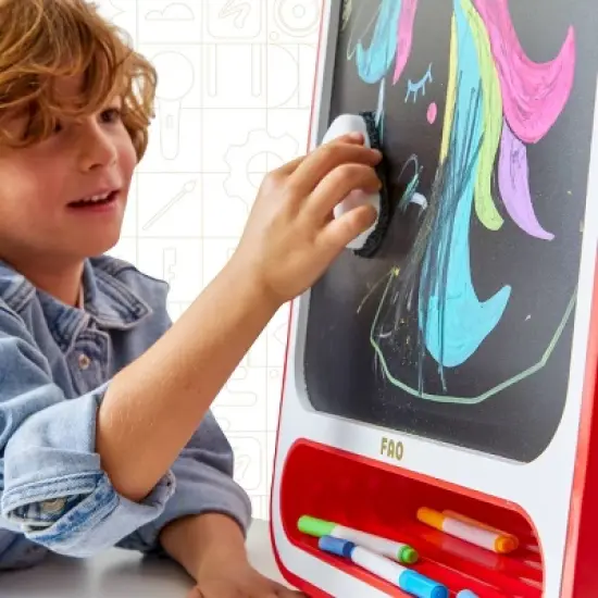 FAO Schwarz Floor Standing Easel image {5}