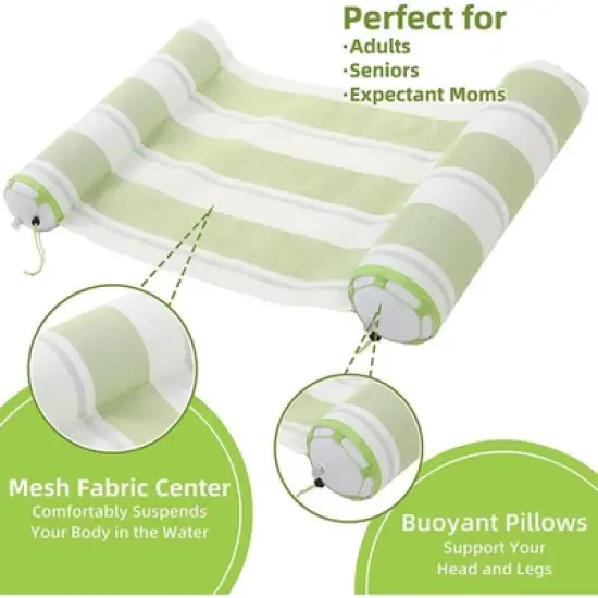 SLOOSH 2 Sets Inflatable Hammock Swimming Pool Float image {1}