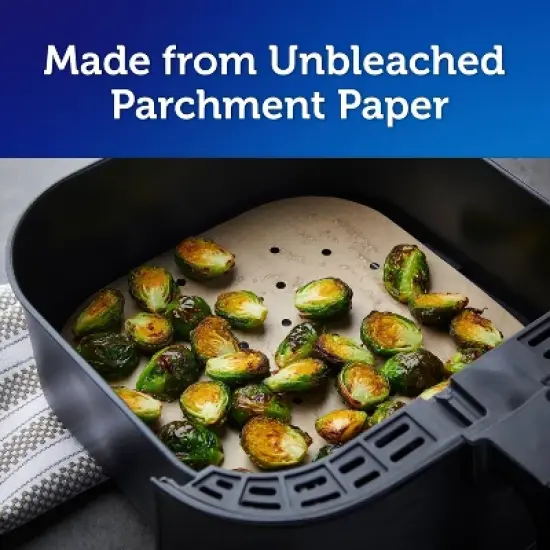 Reynolds Kitchens Unbleached Parchment Air Fryer Liners - 30ct/16.875sq ft image {4}