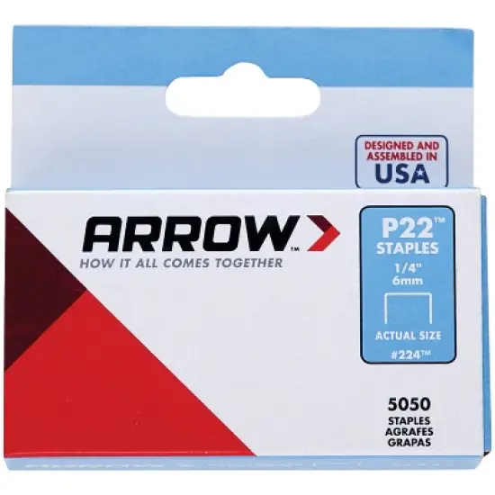 Arrow&reg; P22&trade; Plier Staples, 5,050 pack image {1}